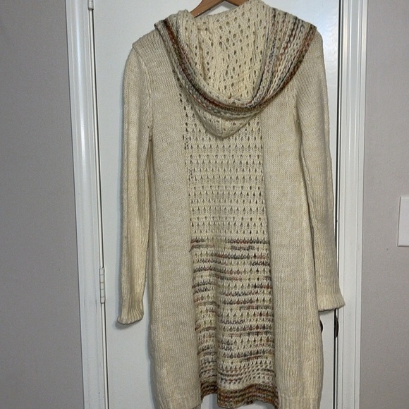 Mystree long hoodie cardigan sweater size medium - Picture 5 of 9